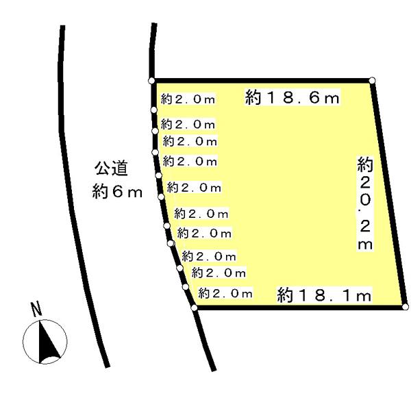 Compartment figure. Land price 72 million yen, Land area 377.52 sq m