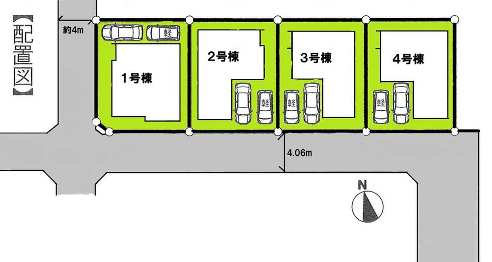 The entire compartment Figure. All sections 37 pyeong, Two car space, It is south road.