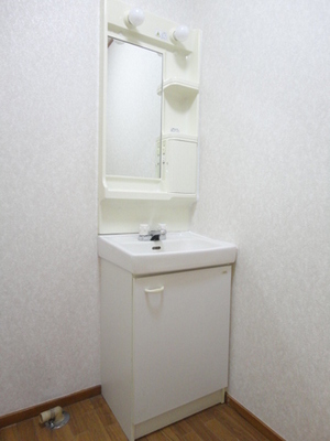 Washroom. Convenient independent wash basin in the morning of preparation