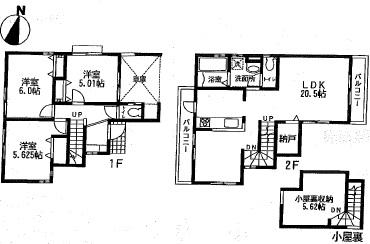 Floor plan. 30,800,000 yen, 3LDK, Land area 131.01 sq m , Building area 95.64 sq m