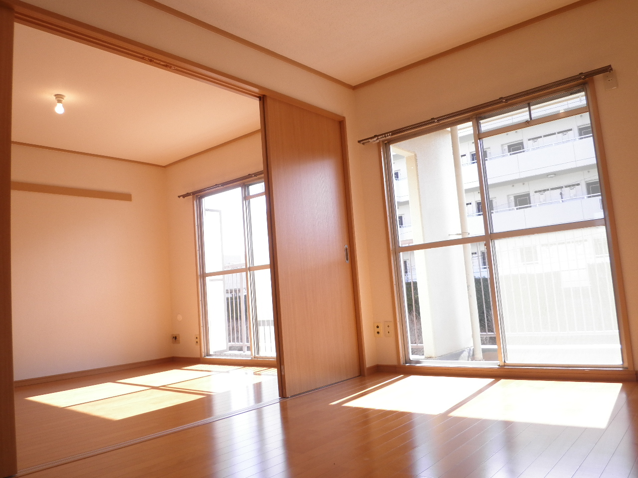 Living and room. You can use To spacious open the partition (No. 203 room photos)