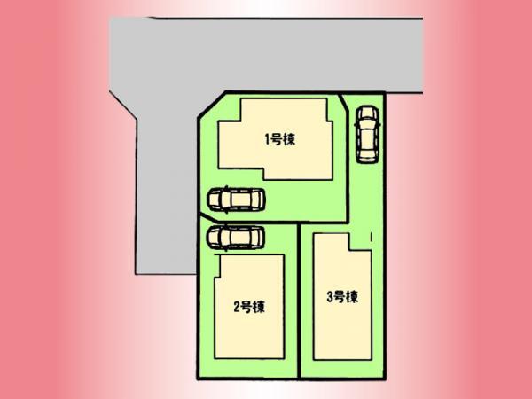 Compartment figure. 33,800,000 yen, 4LDK, Land area 121.01 sq m , Building area 95.22 sq m