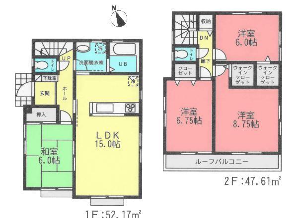 Floor plan. 38,800,000 yen, 4LDK, Land area 133.1 sq m , Building area 99.78 sq m floor plan