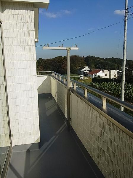 Balcony. It is a south-facing balcony.