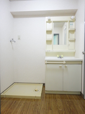 Washroom. Convenient independent with wash basin in the morning of preparation