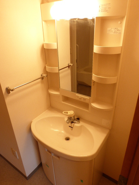 Washroom. Wash basin equipped independent