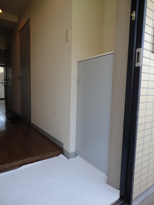 Entrance. Refreshing at any time is the entrance because there is a shoebox.