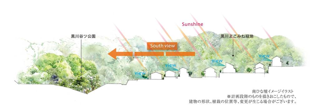 Other. The location of the sun full of a hill south of terraced. It is a hill location of good south terraced as an excellent residential area in daylight and sense of openness.