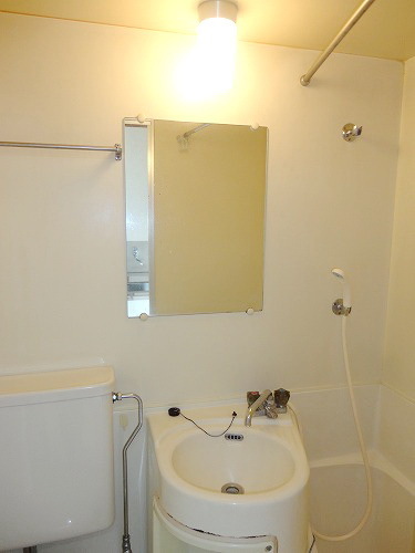 Washroom. It also attached wash basin