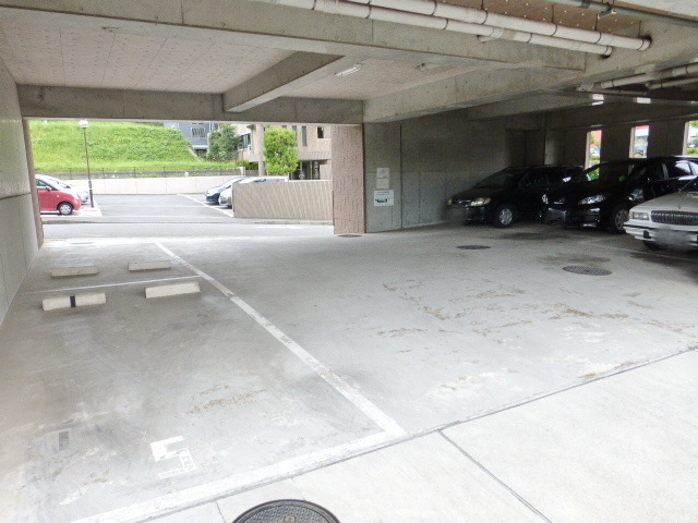 Parking lot. Indoor parking lot