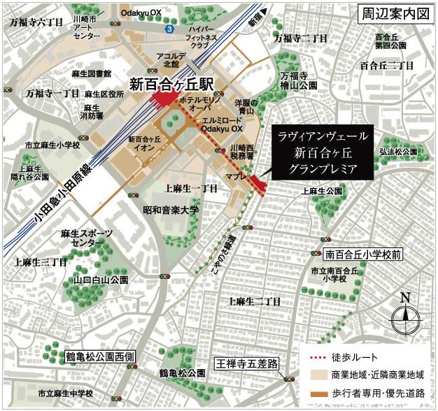 Local guide map. (Local guide map)