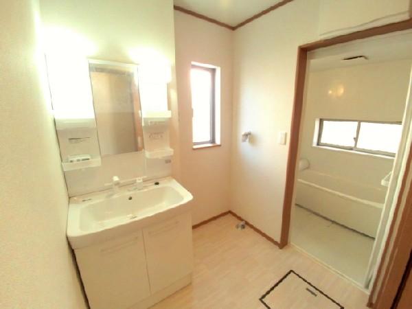 Wash basin, toilet. Shampoo dresser