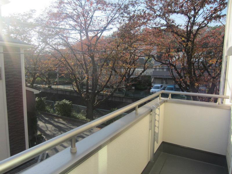 View photos from the dwelling unit. Living environment facing the flat 4-minute walk cherry trees than Kakio