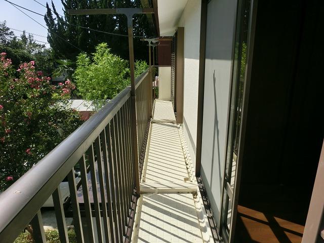 Balcony. Bright balcony.