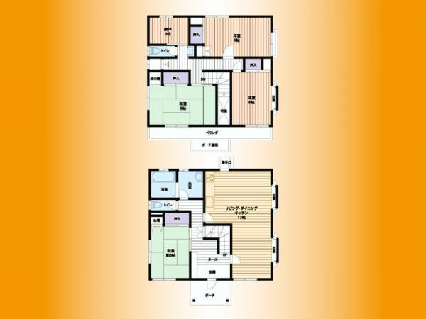 Floor plan. 37,980,000 yen, 4LDK, Land area 166.02 sq m , Building area 121.03 sq m