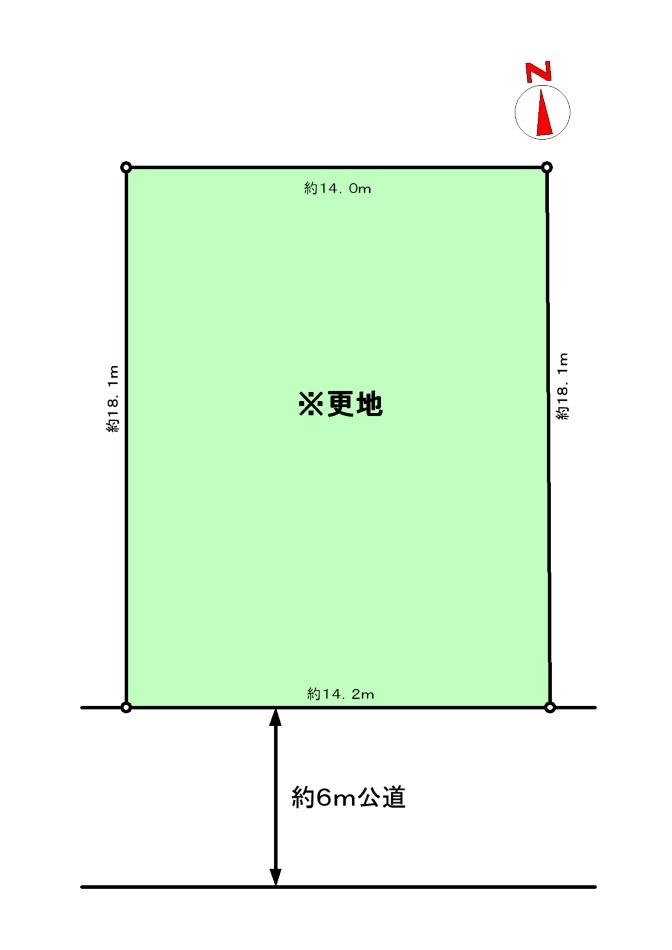 Compartment figure. Land price 92,900,000 yen, Land area 255.92 sq m