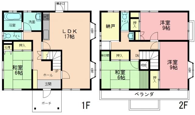Floor plan. 37,980,000 yen, 4LDK+S, Land area 166.02 sq m , Building area 121.03 sq m
