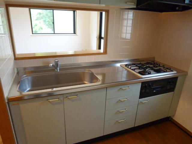 Kitchen. Convenient 3-neck gas stove