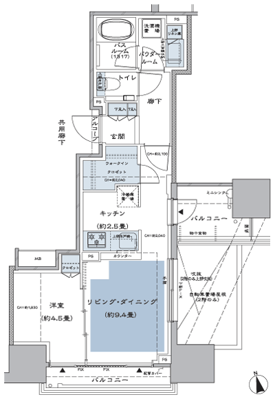 Floor: 1LD ・ K + WIC (walk-in closet), the occupied area: 42.25 sq m, Price: TBD