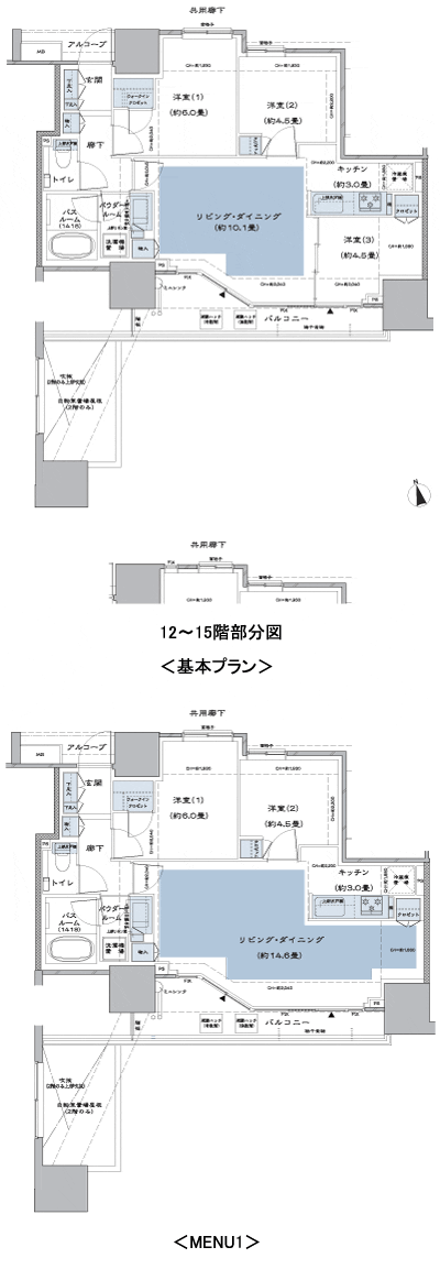 Floor: 3LD ・ K + WIC (walk-in closet), the occupied area: 61.57 sq m, Price: TBD