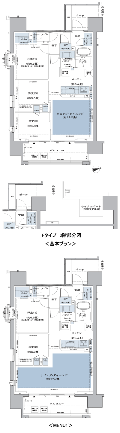 Floor: 3LD ・ K + N (storeroom) + WIC (walk-in closet) + SIC (shoes closet), the occupied area: 68.63 sq m, Price: TBD