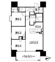 Floor: 3LD ・ K + N (storeroom) + WIC (walk-in closet) + SIC (shoes closet), the occupied area: 68.63 sq m, Price: TBD