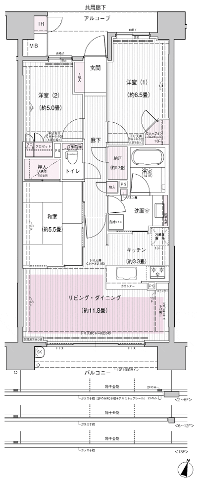 Floor: 3LDK, occupied area: 73.22 sq m, Price: 35,900,000 yen ~ 38,400,000 yen, now on sale