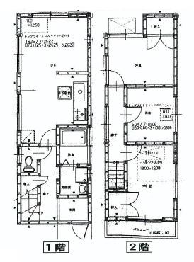 Floor plan. 18,800,000 yen, 3DK, Land area 52.72 sq m , Building area 60.78 sq m