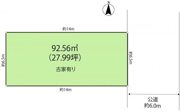Compartment figure. Land price 34,800,000 yen, Land area 92.56 sq m