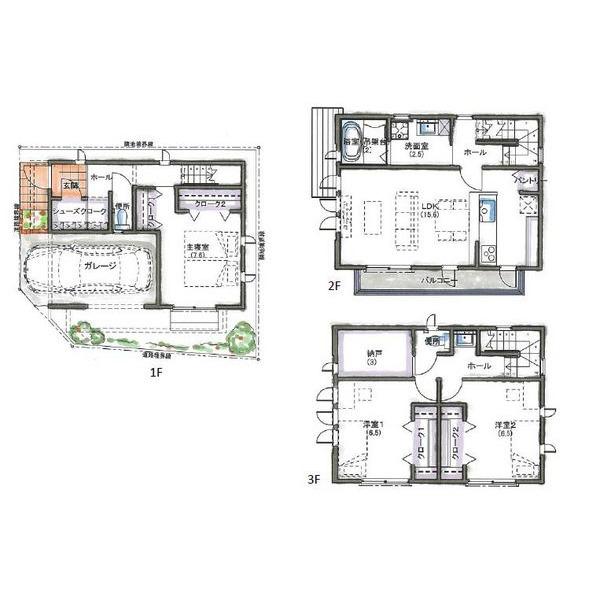 Other building plan example. Mitsui Home Reference Plan