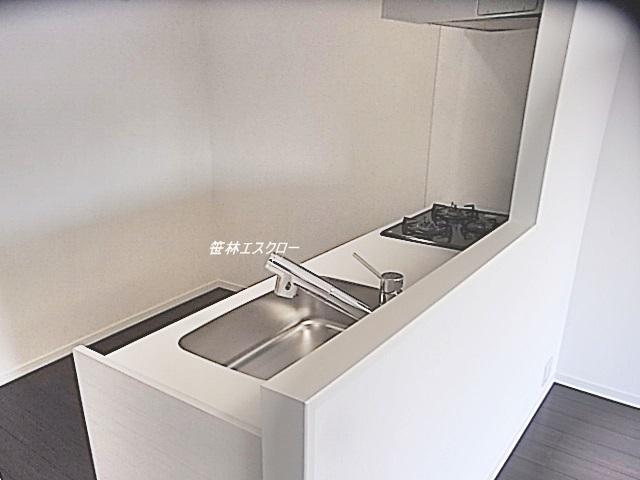 Kitchen. Open counter system kitchen new exchange already