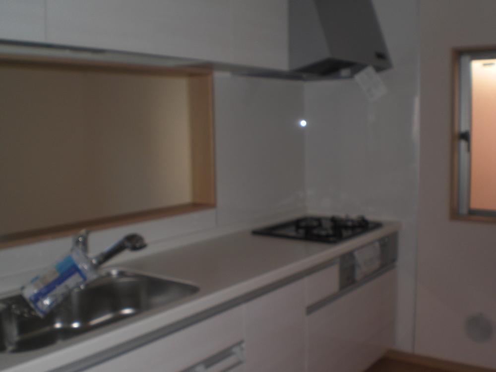 Kitchen. Face-to-face kitchen where you can enjoy a conversation while cooking Water purifier with a shower mixing faucet