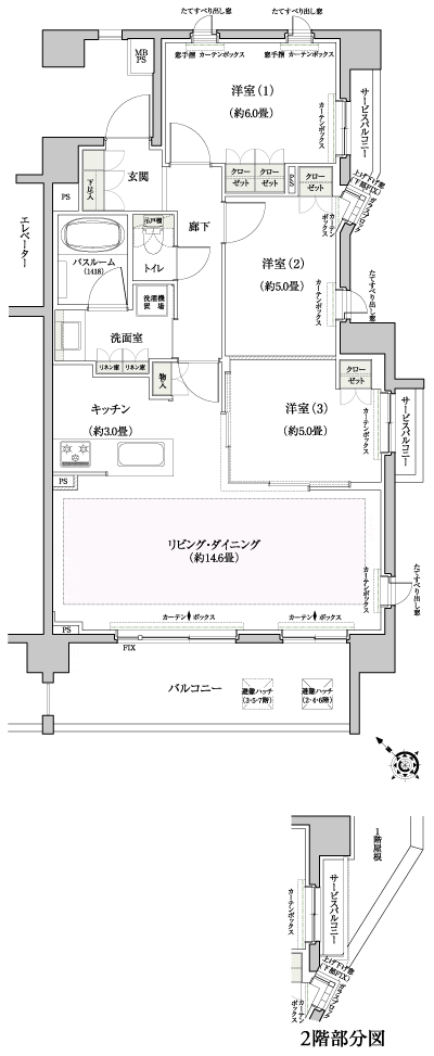 Floor: 3LDK, occupied area: 72.82 sq m, Price: 36,240,000 yen ・ 37,483,000 yen, now on sale