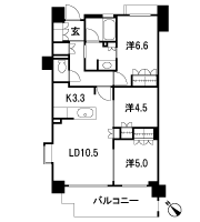 Floor: 3LDK, occupied area: 67.74 sq m, Price: 33,755,000 yen, now on sale