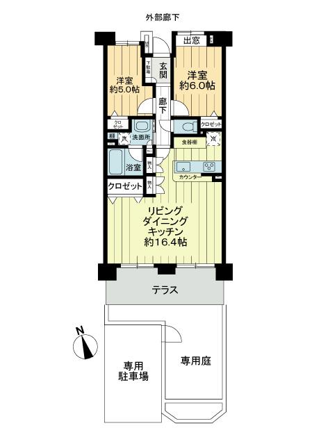 Floor plan. 2LDK, Price 30,900,000 yen, Occupied area 67.82 sq m