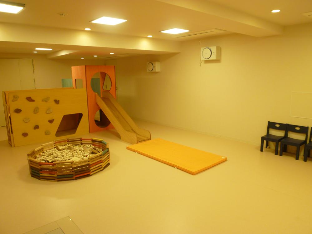 Other common areas. Also play in the children's room on a rainy day.