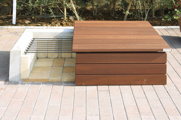Building structure. Kamado bench (same specifications)