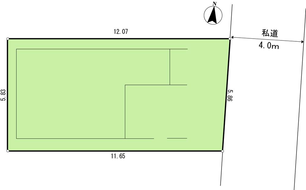 Compartment figure. 39,800,000 yen, 2LDK + 2S (storeroom), Land area 69.61 sq m , Building area 119.88 sq m