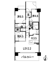 Floor: 3LDK + WTC + N, the occupied area: 72.05 sq m, Price: 36,430,000 yen, now on sale