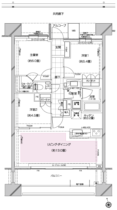 Floor: 3LDK + WIC, the occupied area: 70.71 sq m, Price: TBD