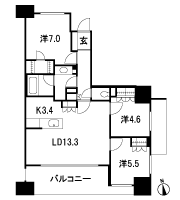 Floor: 3LDK + WIC, the area occupied: 75.2 sq m, Price: TBD