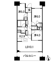 Floor: 3LDK + WIC, the occupied area: 63.75 sq m, Price: TBD