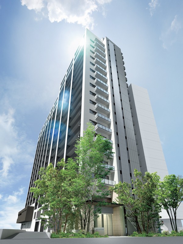 Not only the status of the sky of the house to be built in front of the station, "Long-term high-quality housing" <Kawasaki who designed the living space in order to make their lives comfortable even sure ・ Mid mark Tower> Exterior - Rendering ( ※ )