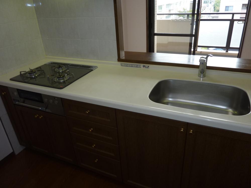 Kitchen. Bright counter kitchen.