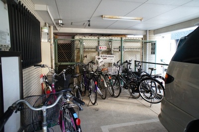 Other common areas. Is a bicycle parking lot.