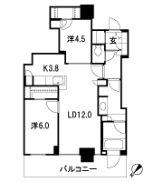 Floor: 2LDK + 2WIC + SIC, the occupied area: 67.46 sq m