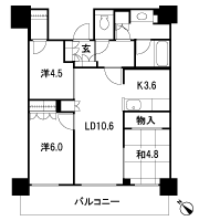 Floor: 3LDK + WIC, the occupied area: 70.47 sq m