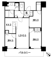 Floor: 3LDK + WIC, the occupied area: 69.03 sq m