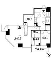 Floor: 3LDK + WIC + SIC, the occupied area: 82.43 sq m