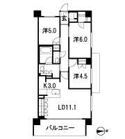 Floor: 3LDK + WIC, the occupied area: 68.89 sq m